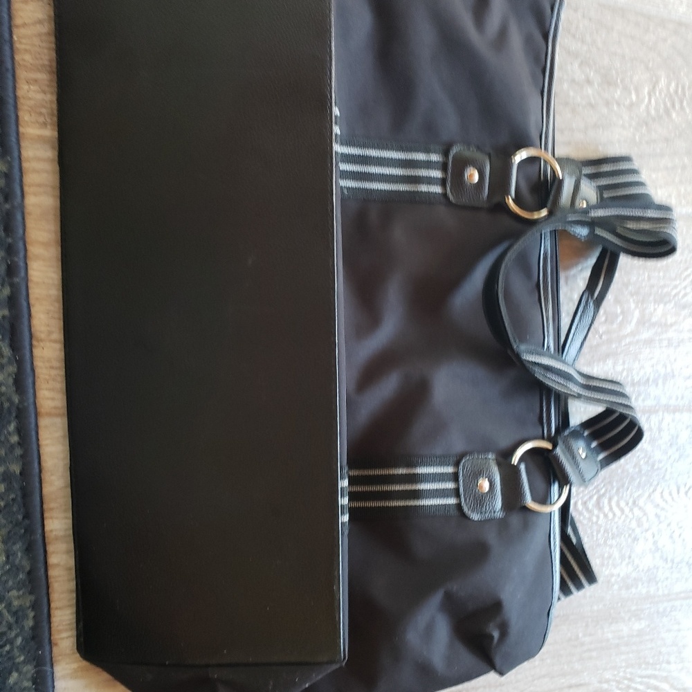 Black tote bag